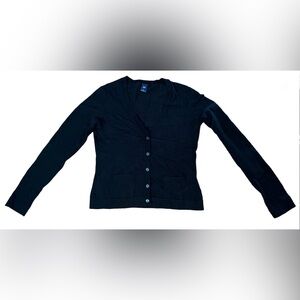 Black Gap button up cardigan sweater.